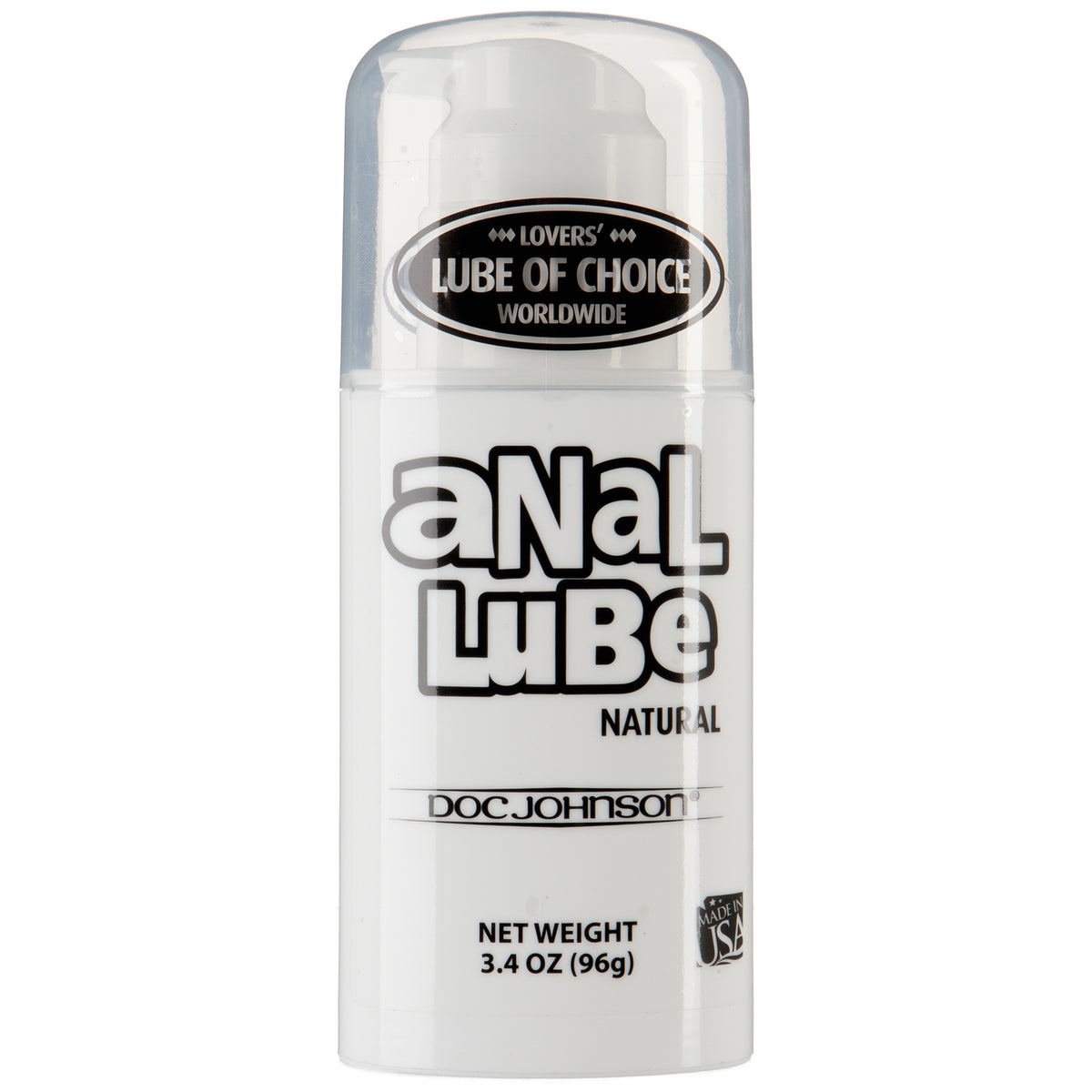 Anal Lube - Mega Pump - Natural - Just for you desires