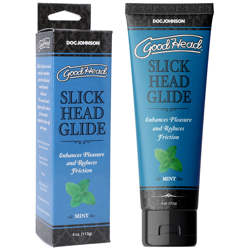 GoodHead Slick Head Glide - Mint - Mint Flavoured Lubricant - 120 ml Tube - Just for you desires