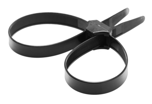 Black Zip Tie Police Cuffs