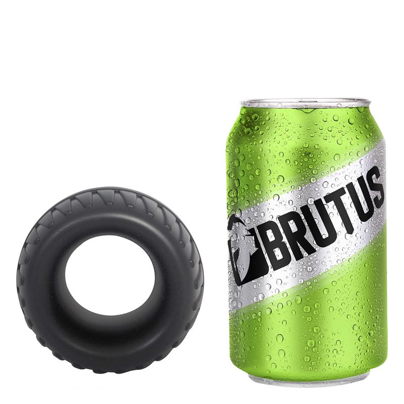 Tractor - Liquid Silicone Cock Ring - XL - Black - Just for you desires