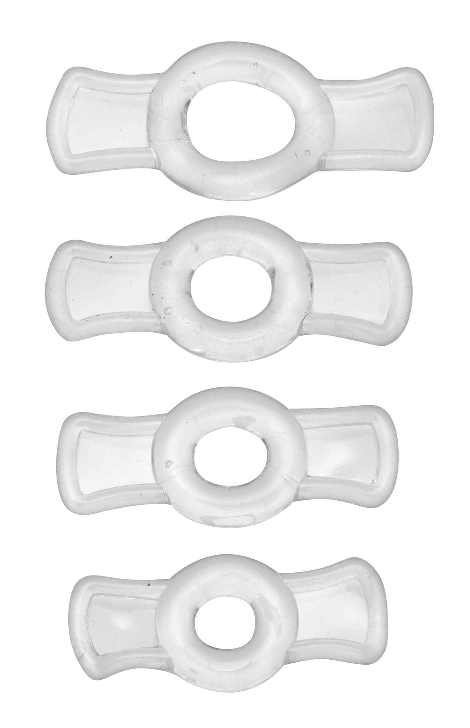 Endurance Clear 4 Ring Penis Set - Just for you desires