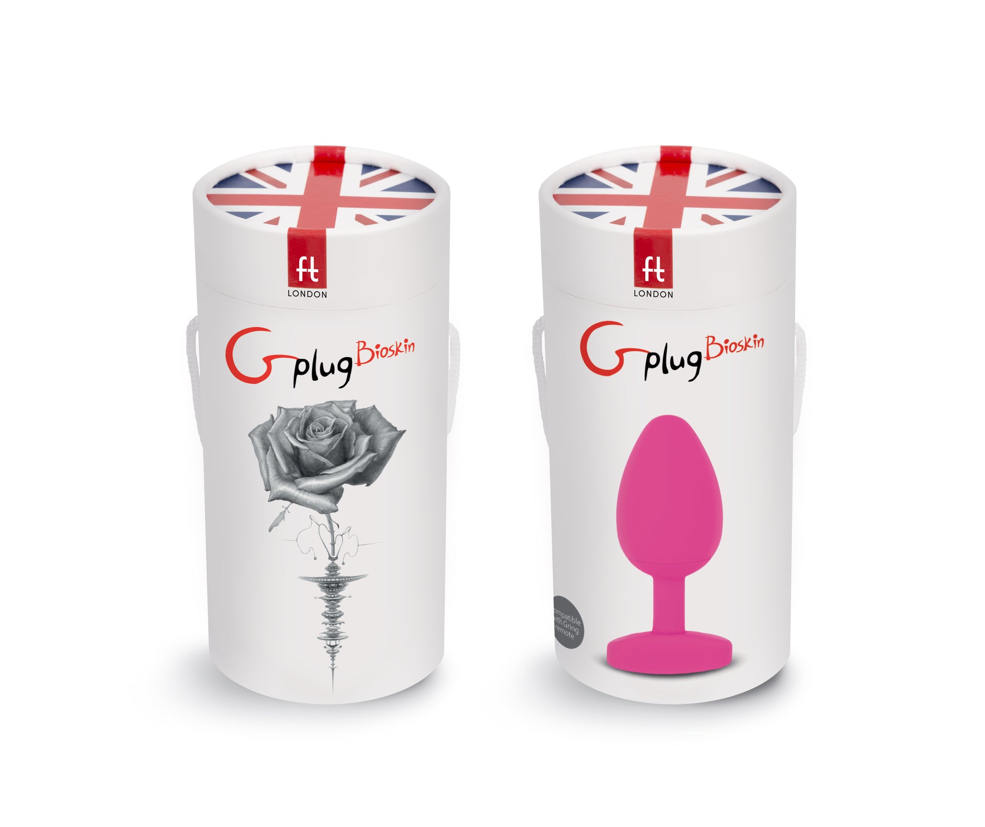 Gplug Large Bioskin Sweet Raspberry - Just for you desires