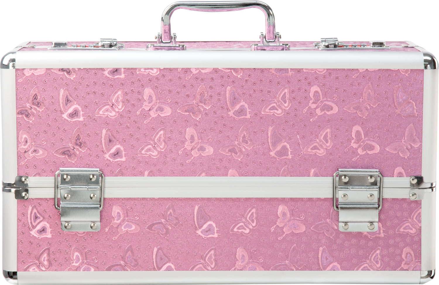 Lockable Large Vibrator Case Pink - Just for you desires