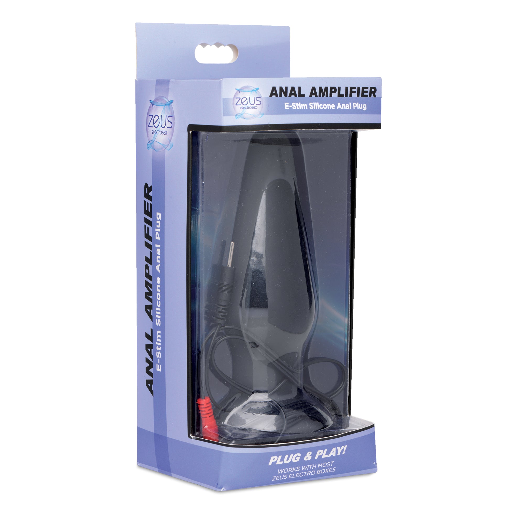 Zeus Anal Amplifier Silicone eStim Plug - Just for you desires