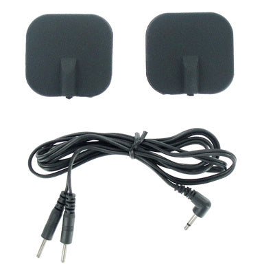 Zeus Deluxe Black Electro Pads 2-Pack - Just for you desires