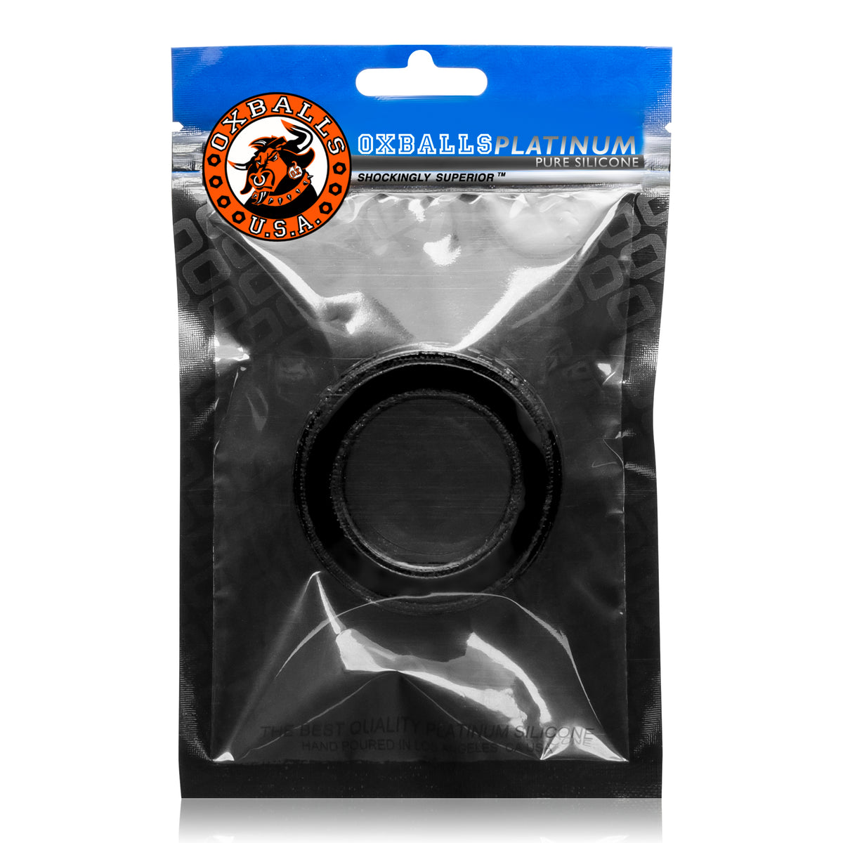 Pig Ring Cockring Black - Just for you desires
