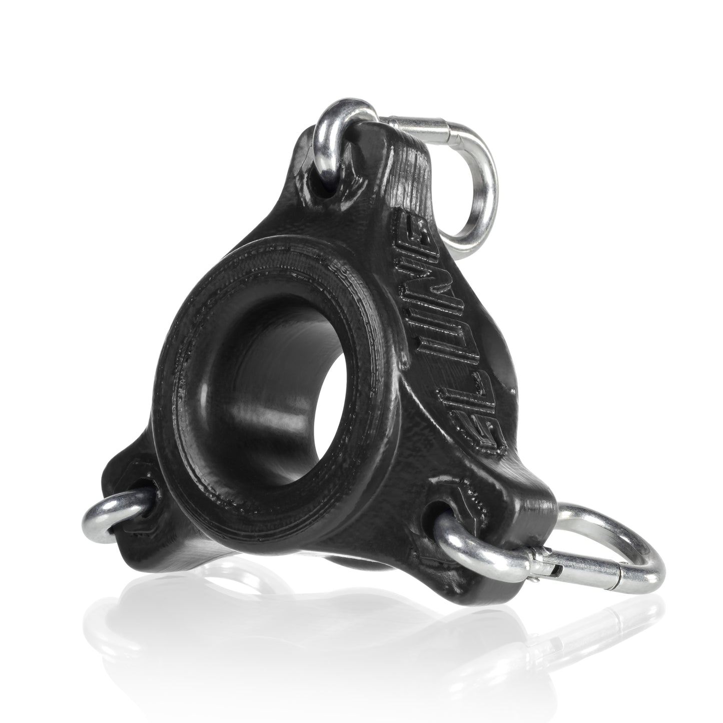 Slung Ballstretcher With 3 Carabiners Black - Just for you desires