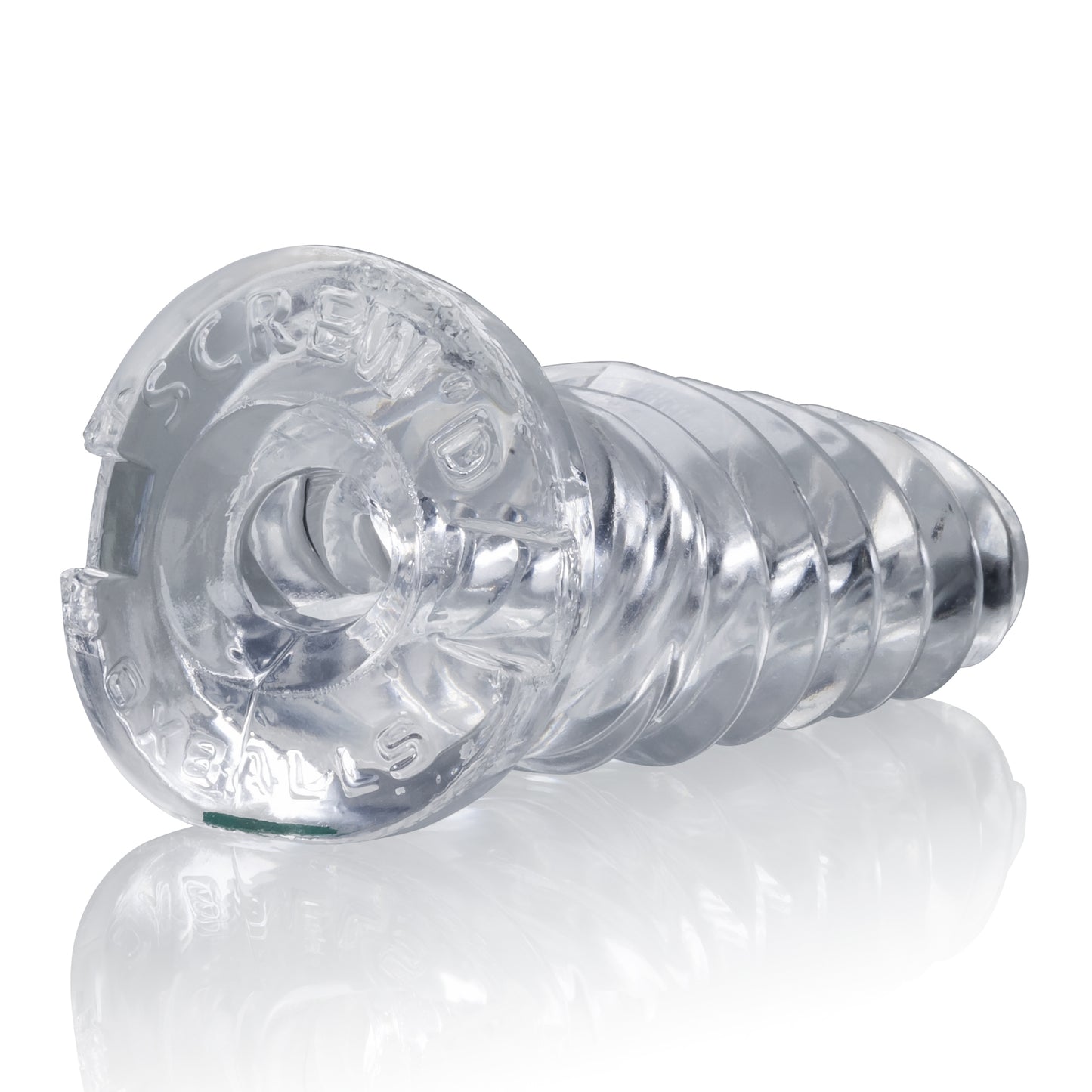 ScrewD Super Squish Corkscrew Jackoff Toy Clear - Just for you desires