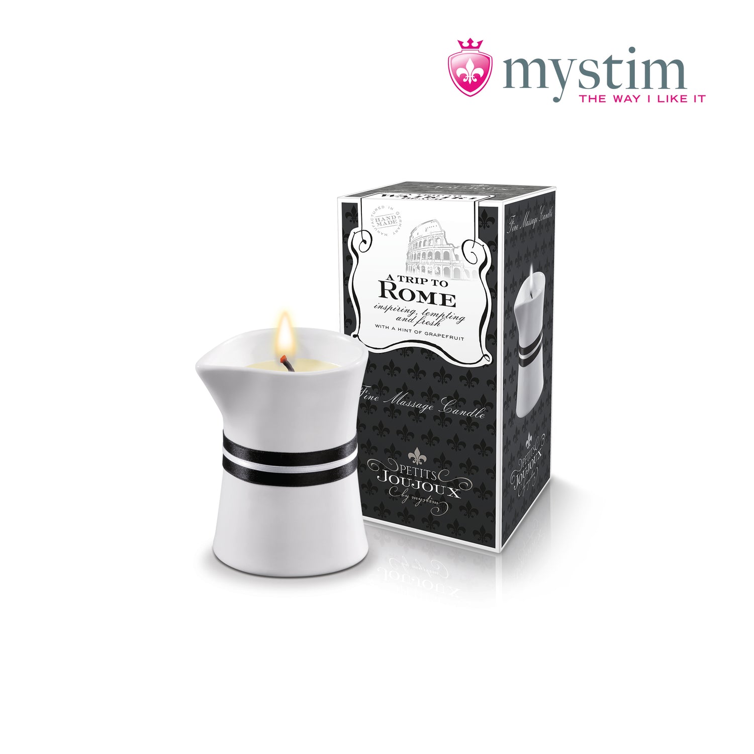Petits Joujoux A Trip to Rome Massage Candle 120ml - Just for you desires