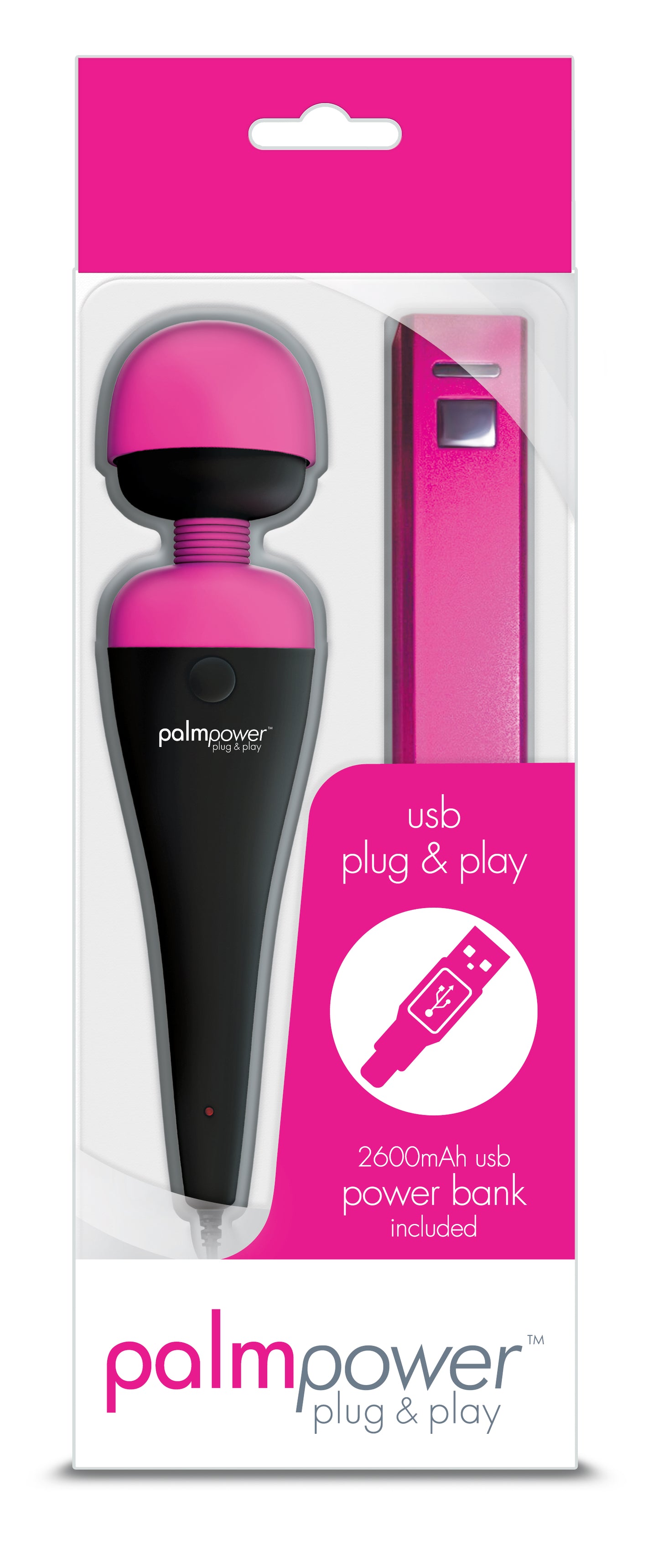 Palm Power Plug & Play Massager - Just for you desires