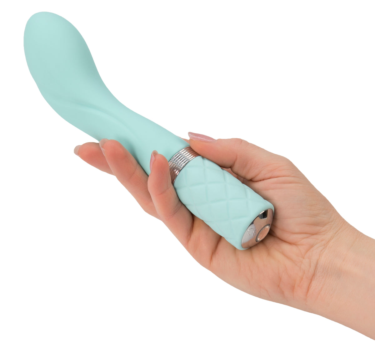 Pillow Talk Sassy G Spot With Swarovski Crystal Teal - Just for you desires