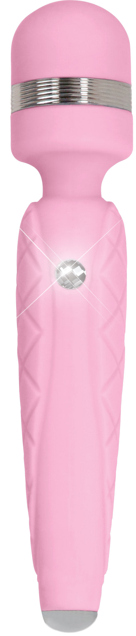 Pillow Talk Cheeky Wand Vibe With Swarovski Crystal Pink - Just for you desires