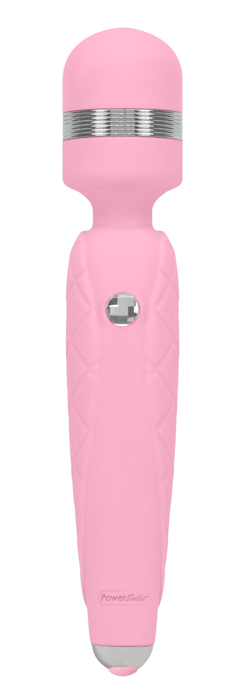 Pillow Talk Cheeky Wand Vibe With Swarovski Crystal Pink - Just for you desires