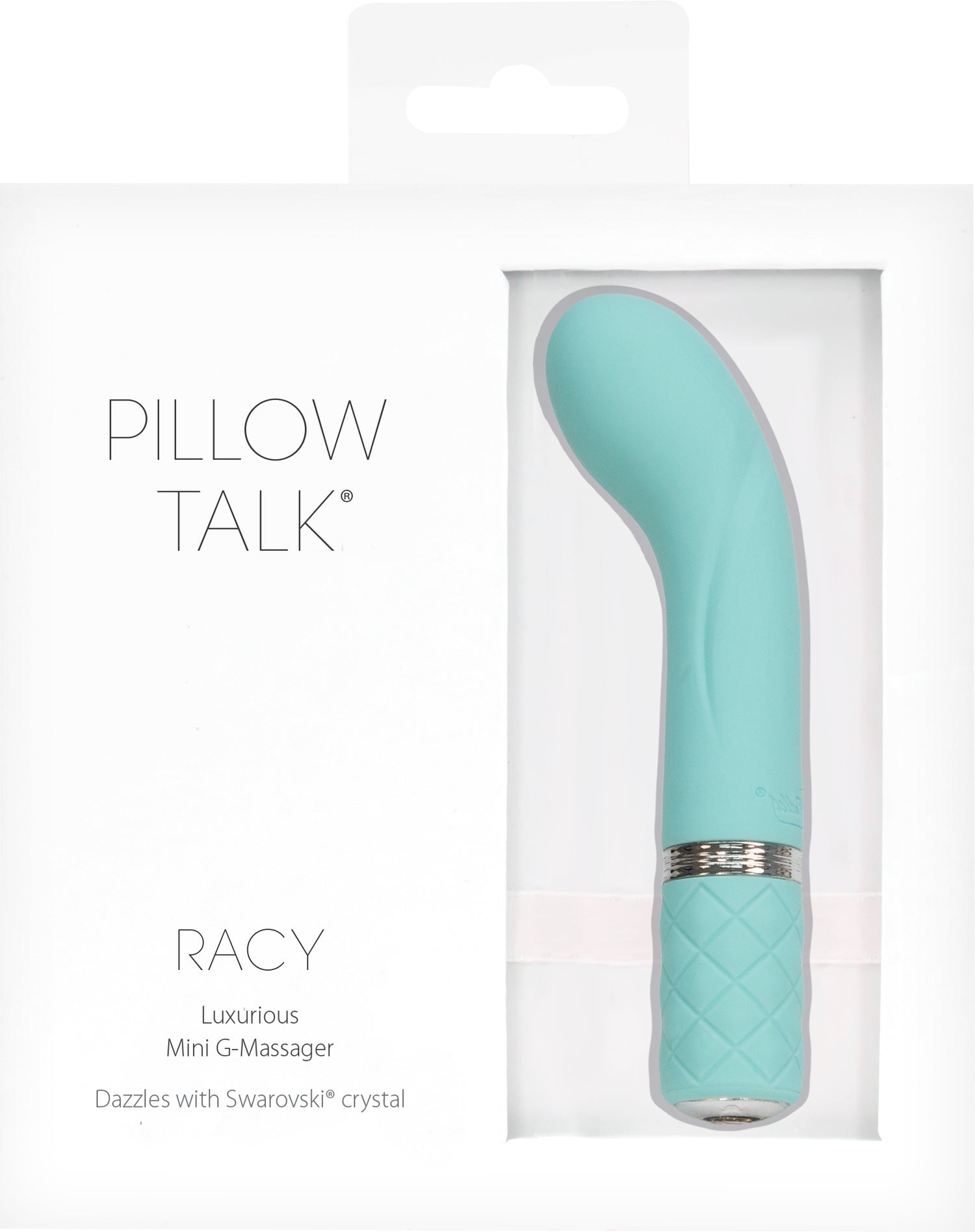 Pillow Talk Racy With Swarovski Crystal Teal - Just for you desires