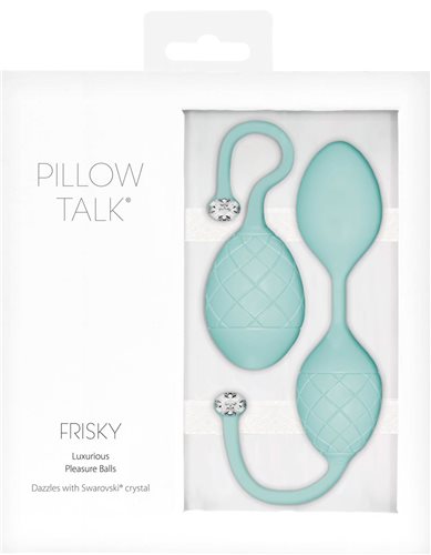 Pillow Talk Frisky Kegal Excerciser Teal - Just for you desires
