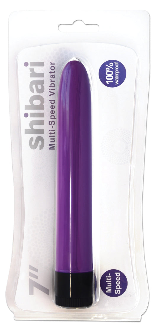 Shibari Multi-Speed Vibrator 7in Purple - Just for you desires