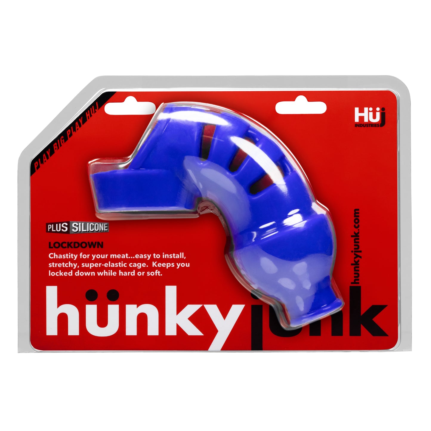 LOCKDOWN Cage Chastity by Hunkyjunk Cobalt - Just for you desires