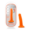 Neo Dual Density Cock Neon 6 Inch Orange - Just for you desires