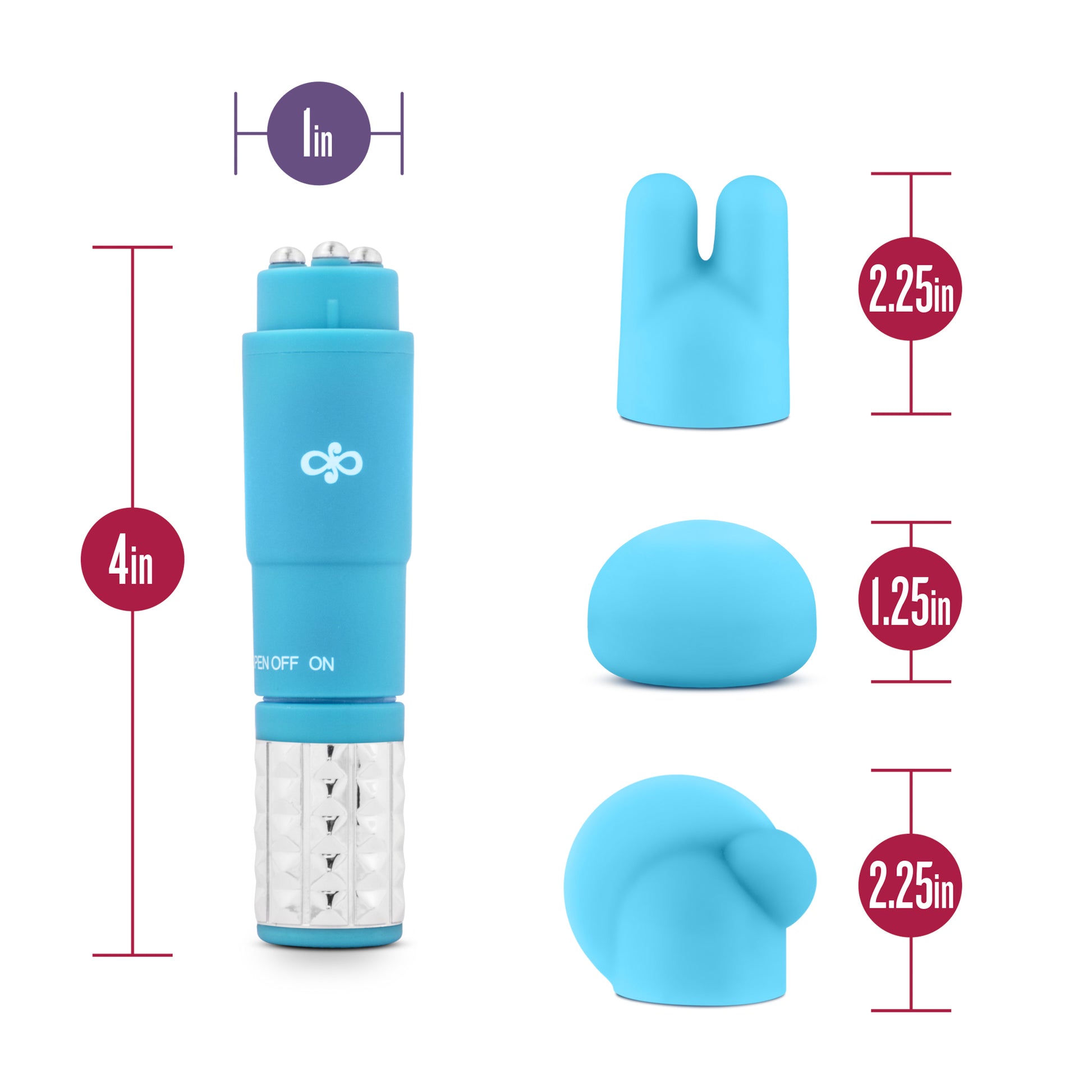 Rose Revitalize Massage Kit Blue - Just for you desires