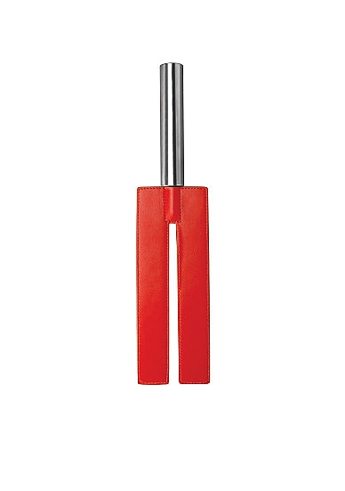 Leather Slit Paddle - Black - Just for you desires