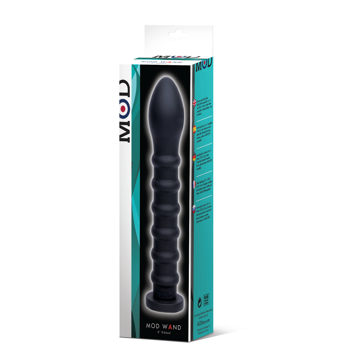 Mod Wand Black Ribbed - Just for you desires