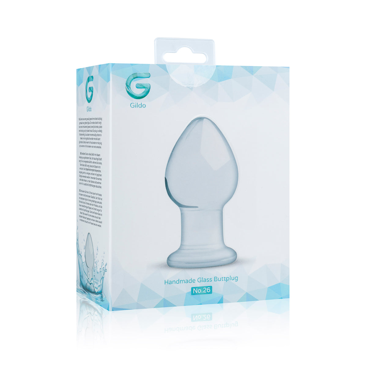 Glass Buttplug No 26 - Just for you desires