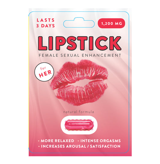 Lipstick Female Libido Single Pill - Just for you desires