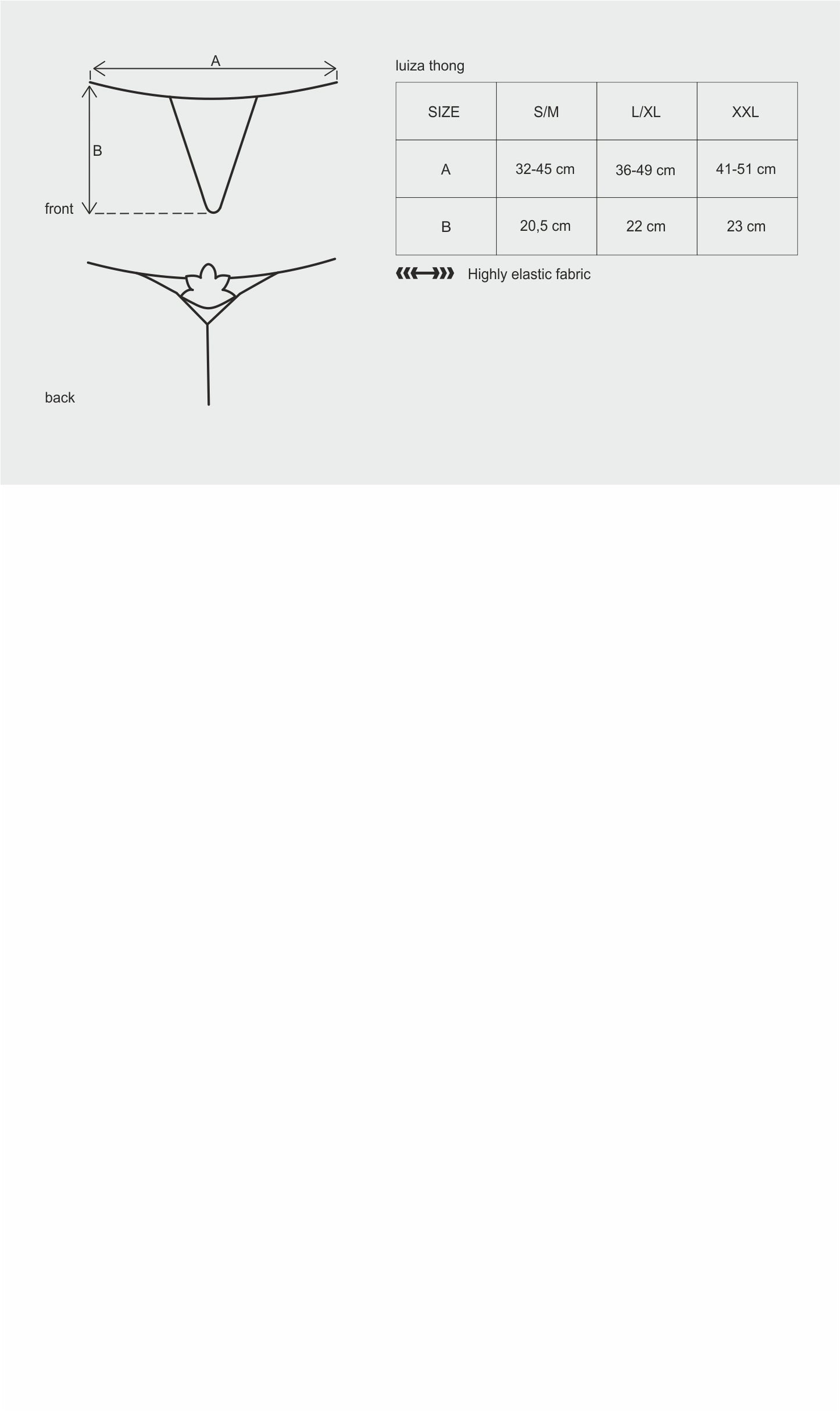 Luiza Thong BLK - Just for you desires