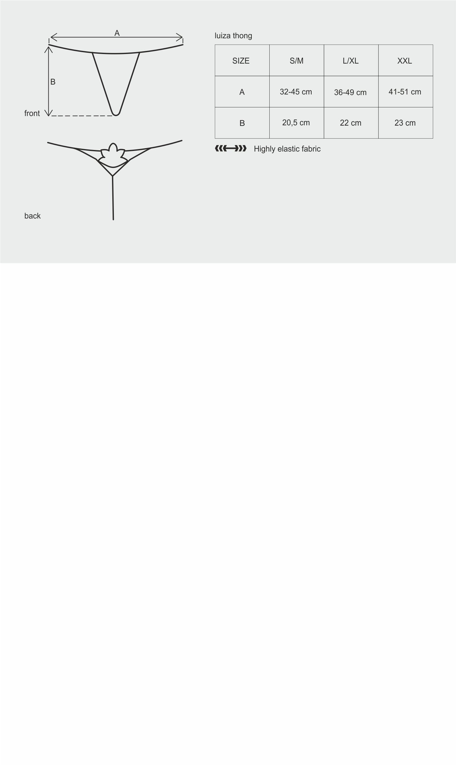 Luiza Thong BLK - Just for you desires