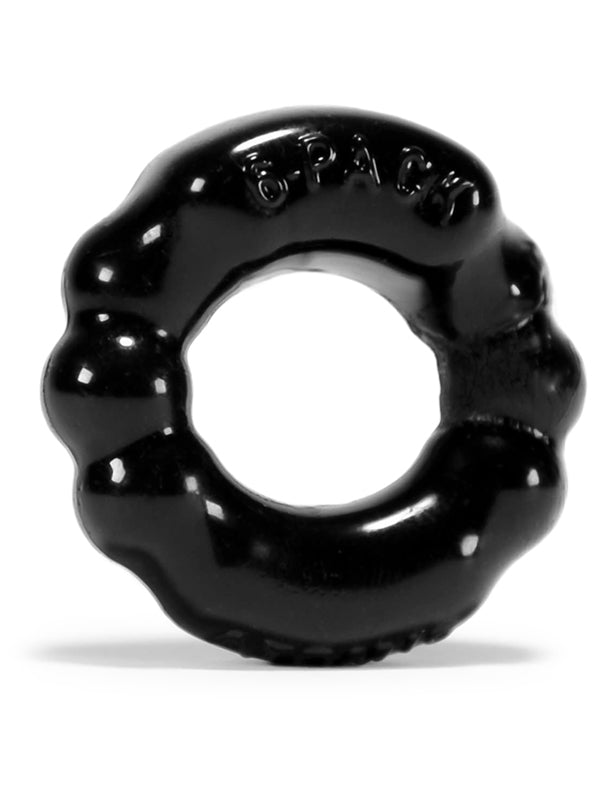 Six-Pack Cockring O/S Black