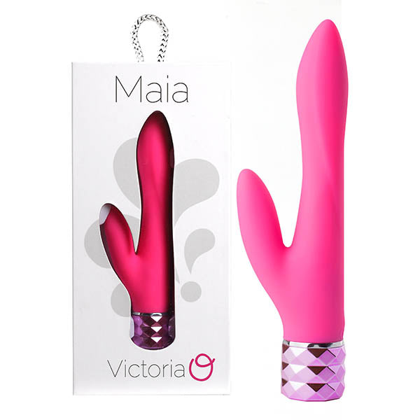 Maia Victoria - Pink 15.2 cm USB Rechargeable Rabbit Vibrator - Just for you desires