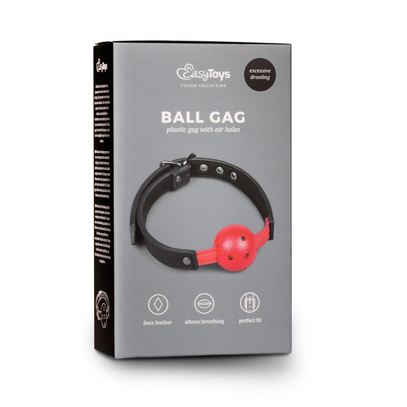 Ball Gag With PVC Ball Red - Just for you desires
