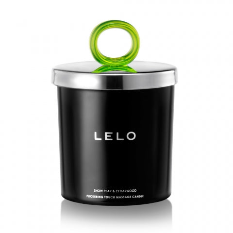 160521 - Lelo Snow Pear & Cedarwood Massage Candle - Just for you desires