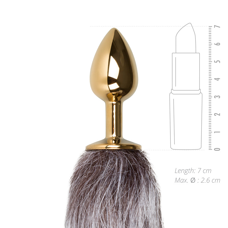Fox Tail No. 5 - Gold Plug - Just for you desires