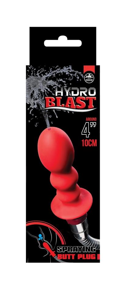 Hydro Blast 4" Silicone Douche Red - Just for you desires