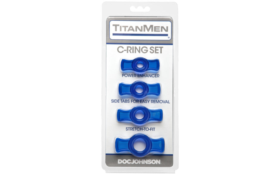 Cock Ring Set Blue - Just for you desires