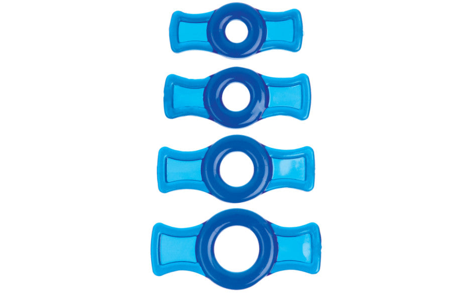 Cock Ring Set Blue - Just for you desires