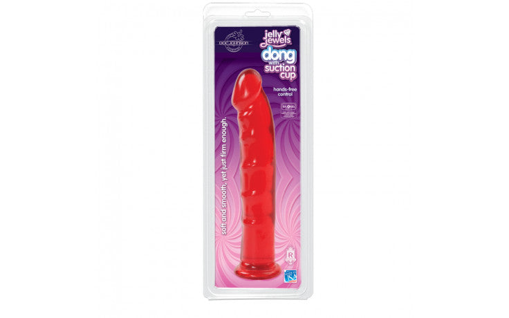 Dong With Suction Cup Ruby - Just for you desires