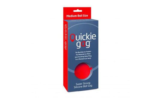 Quickie Gag Medium Ball Red - Just for you desires