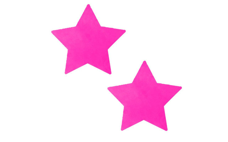 Neon Pink Starburst Starry Night Pasties - Just for you desires