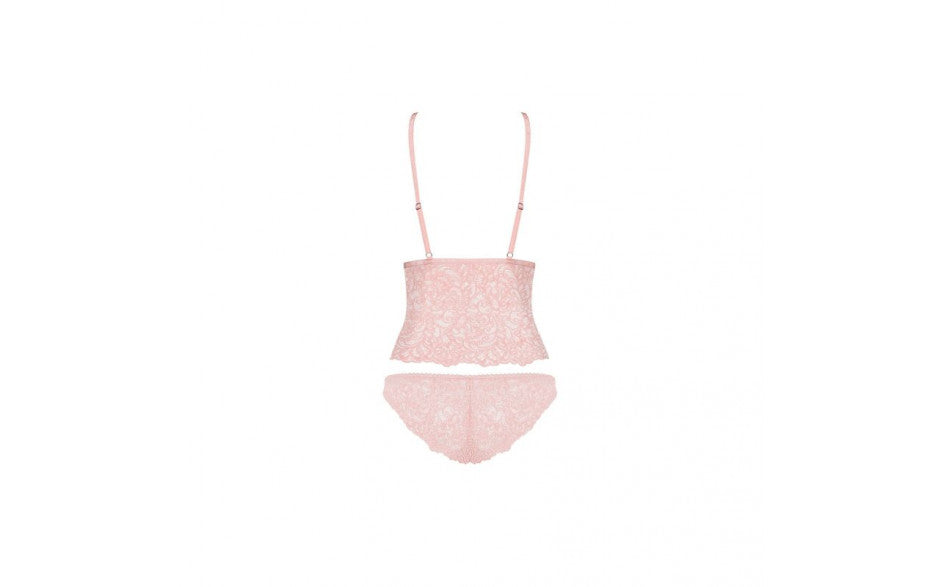 Delicanta Top and Panties Pink - Just for you desires