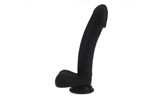 Realistic Cock w Balls Black - Just for you desires