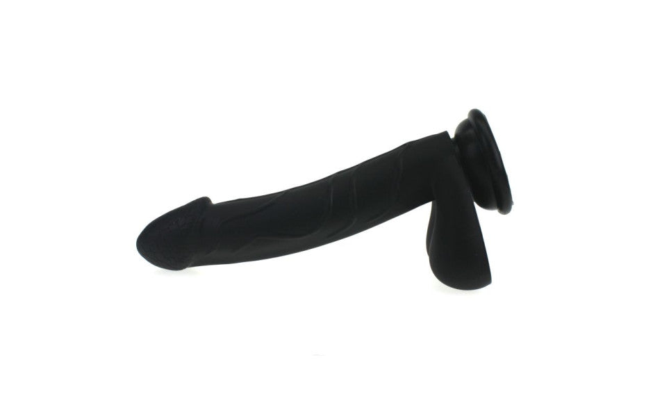 Realistic Cock w Balls Black - Just for you desires