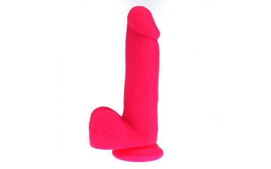 Thick Realistic Cock w Balls Pink - Just for you desires