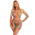 Pot of Gold 2 Pc Skirt Set Rainbow - Just for you desires