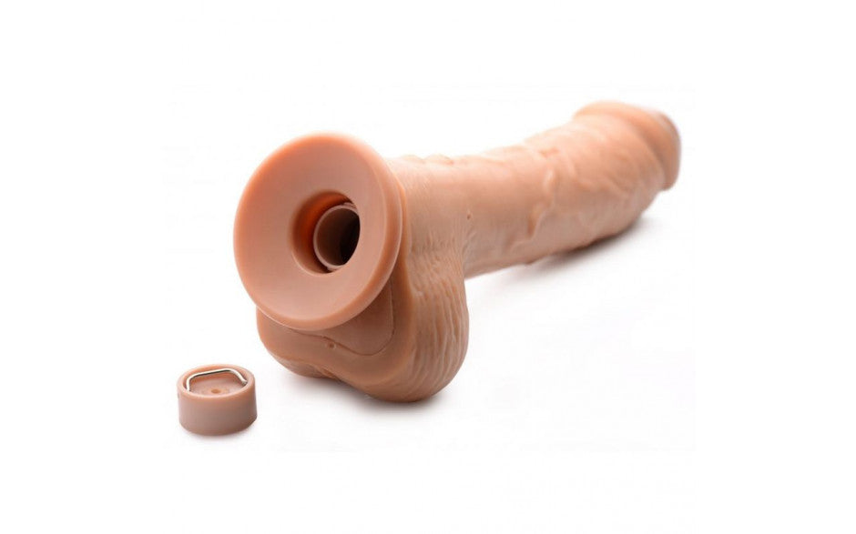 8.5in Dual Density Squirting Dildo Medium w Remote - Just for you desires