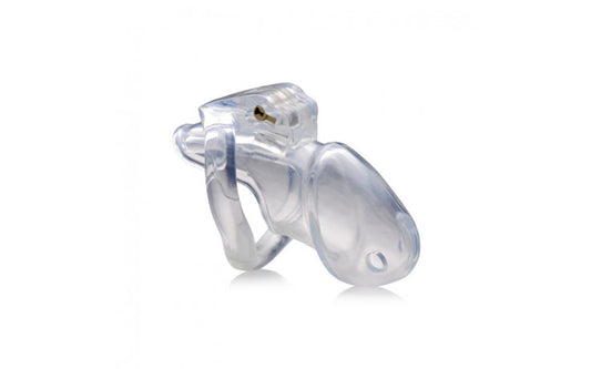 Clear Captor Chastity Cage - Medium - Just for you desires