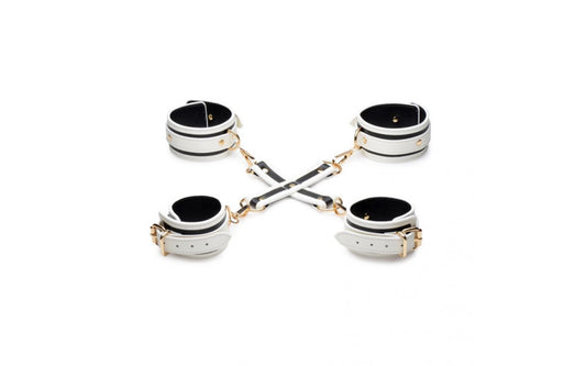 Kink In the Dark Glowing Hog Tie Set Flouro Green - Just for you desires