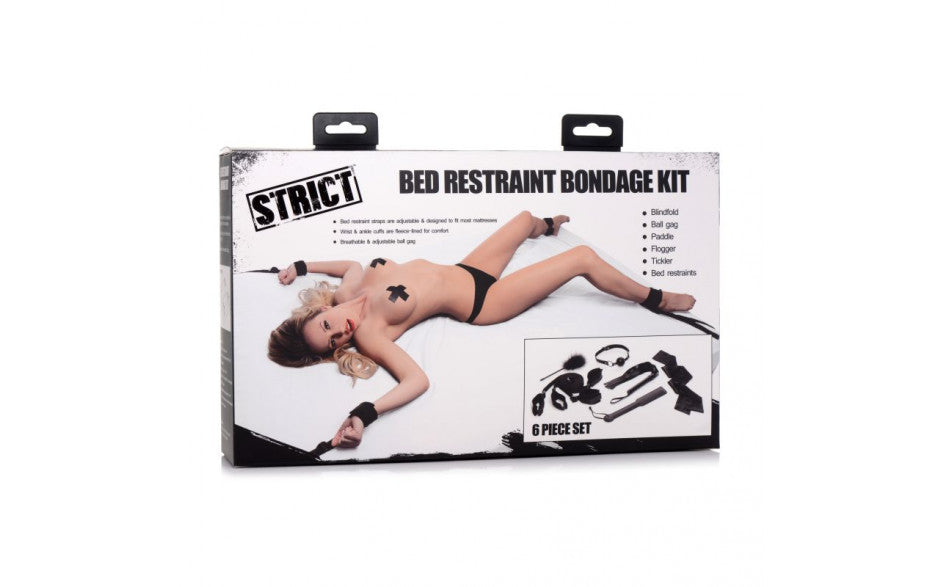 Bed Restraint Bondage Kit Black - Just for you desires