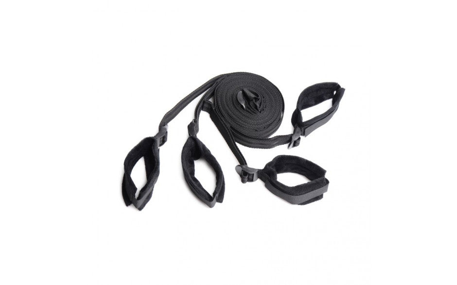 Bed Restraint Bondage Kit Black - Just for you desires